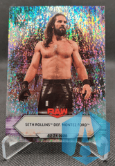 2021 Topps WWE Foilboard #22 Seth Rollins def. Montez Ford